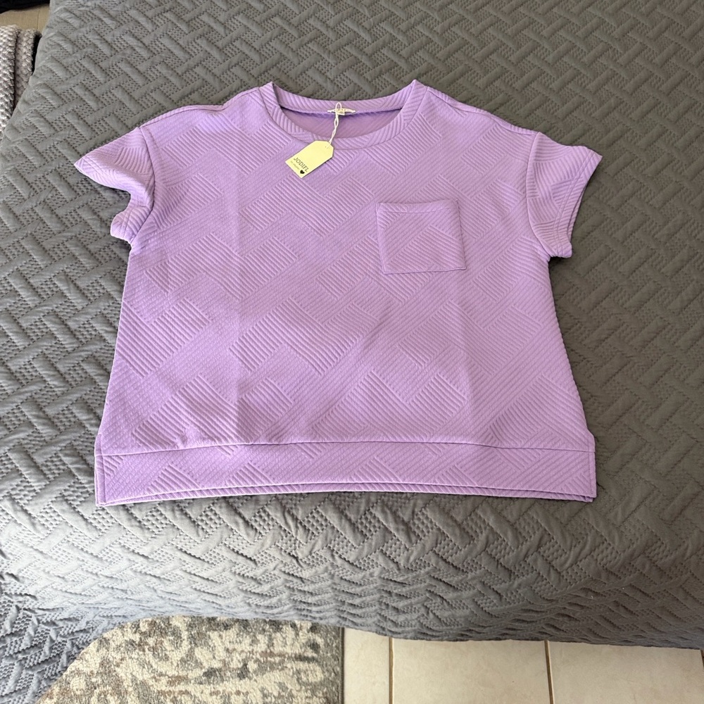 Knit lounge set.